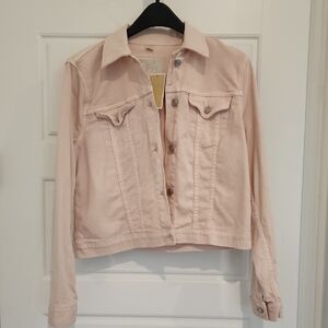 Michael Kors Blush Pink Denim Jacket